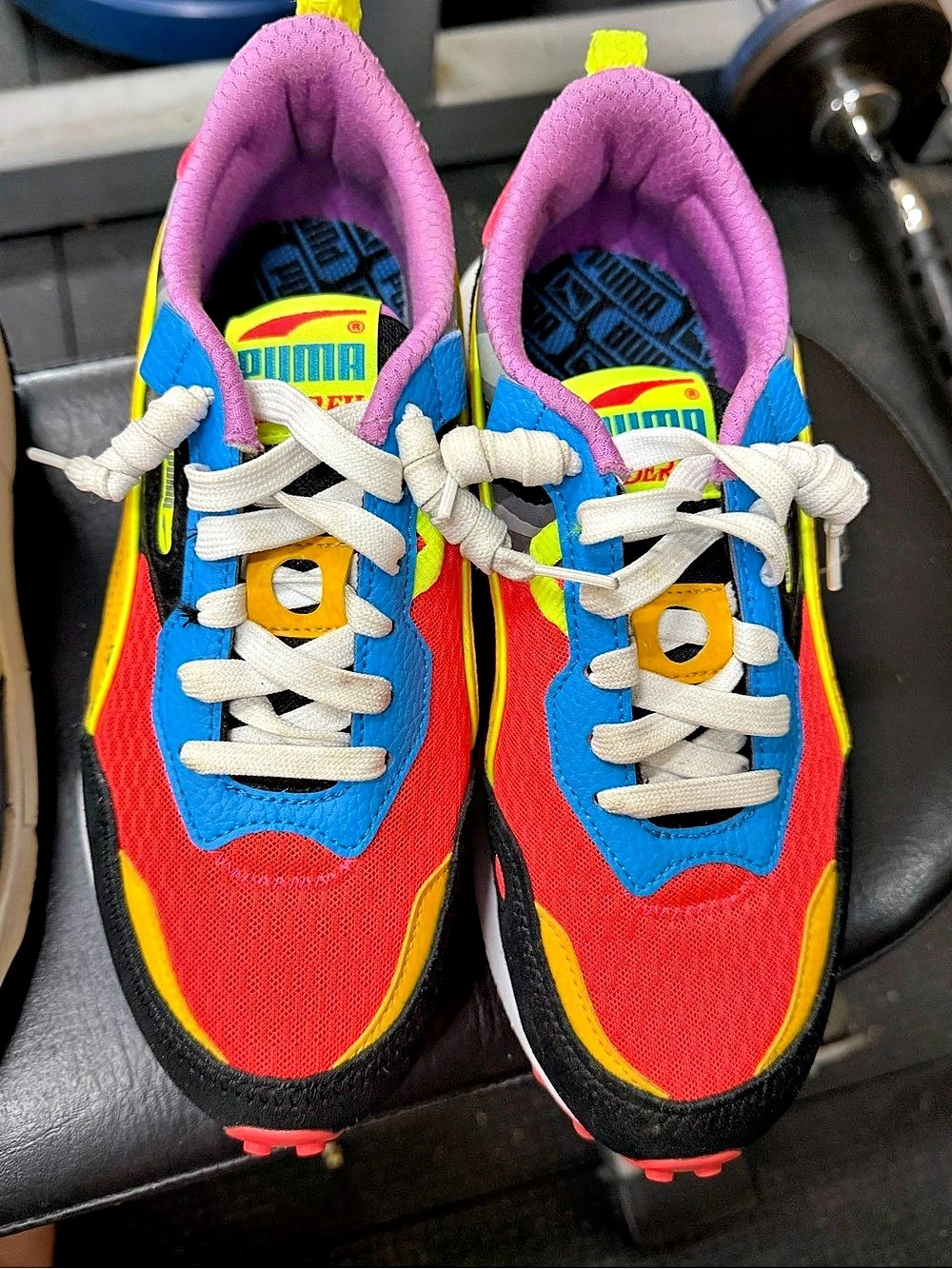 Puma Future Rider Play On Color Block Sneakers US 5.5